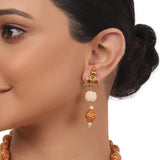 Gold Plated Valentine Kundan Gold Choker Set