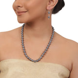 Silver Plated Valentine Zircon Ball String Set