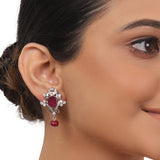 Silver Plated Valentine Victorian Necklace Set