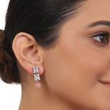 Silver Plated Valentine Zircon Necklace Set
