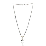 SILVER PLATED MANGAL KUNDAN MANGALSUTRA