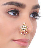 Gold Plated Kundan Nosepin