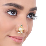Gold Plated Kundan Nosepin
