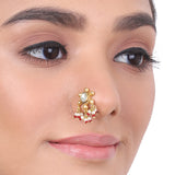 Gold Plated Kundan Nosepin
