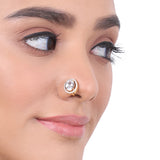 Gold Plated Zircon Nosepin