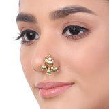 Gold Plated Kundan Nosepin