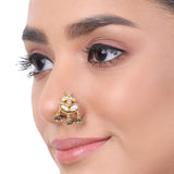 Gold Plated Zircon Nosepin