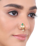 Gold Plated Kundan Nosepin