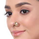 Gold Plated Kundan Nosepin