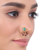 Gold Plated Kundan Nosepin