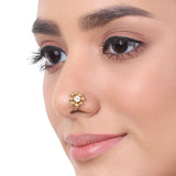 Gold Plated Zircon Nosepin