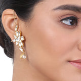 Gold Plated Kundala Kundan Earring