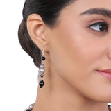 Silver Plated Tarana Black Onyx String