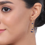 Gold Plated Tarana Blue Onyx String