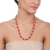 Gold Plated Tarana Coral String