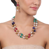 Gold Plated Tarana Multi Bead String