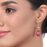 Gold Plated Baisakh  Zircon Flower Necklace Set