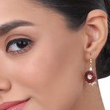 Gold Plated Baisakh Ruby Kundan Choker Set