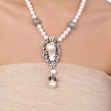 Silver Plated Baisakh Baroque Necklace Set
