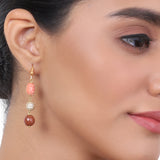 Gold Plated Baisakh Tiger Eye Necklace Set