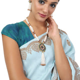 Gold Plated Baisakh Ruby Gold Ball Necklace Set