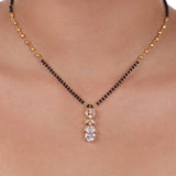 Gold Plated Mangalya Zircon  Mangalsutra